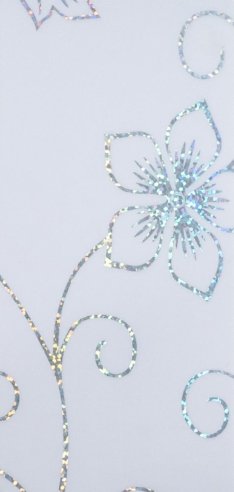 715 HG Beyaz Metalik Çiçek